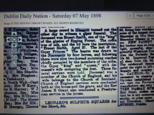 Ernest Smith Funeral Notice - Credit: Gary Nisbet