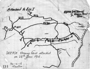 Church - map of front lines