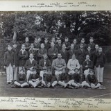 The boys of Daviesites House, Charterhouse, 1913 (John E Watson back row 3rd from right) Reproduced by permission of Charterhouse School 