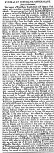 Scotsman Article of the funeral of Alexander Cruikshank
