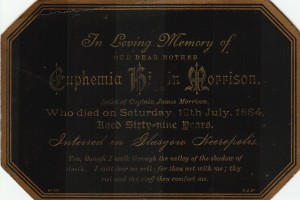 Euphemia Morrison Funeral Notice