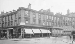 Foucart’s home at 4. Falkland Place, near St. George’s Cross, where he died in 1862. (Image courtesy of Glasgow City Archives).