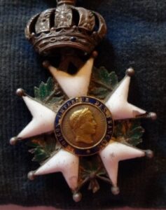 François Foucart’s Légion d’honneur.