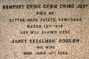 Humphry Ewing Crum Ewing Jr Memorial Panel