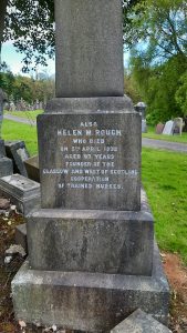 Helen Rough Memorial - Inscription