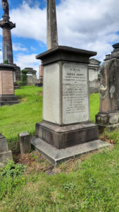 James Scott and family monument