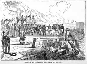 Removal of Napoleon's Body from St Helena