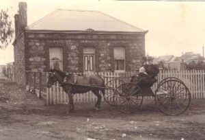 Duncan, Josephine and baby Robert James McCallum, South Broken Hill, NSW c1896