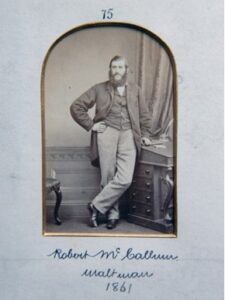 Robert McCallum, Visitor, Incorporation of Maltmen, 1861, Trades House, Glasgow