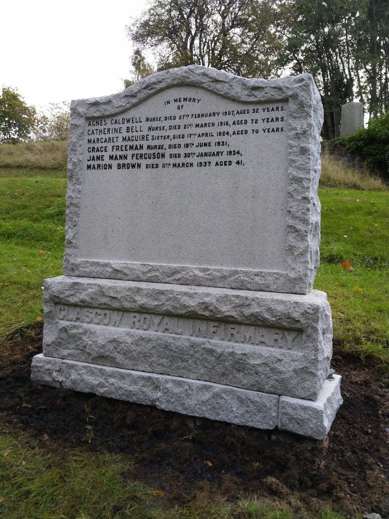 Glasgow Royal Infirmary Nurses Monument - Compartment Eta