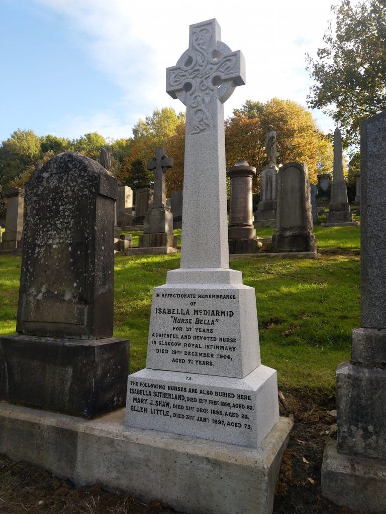 Glasgow Royal Infirmary Nurses' Monument - Compartment Sextus