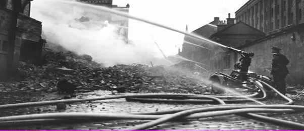 Cheapside Street - Dousing the flames the next morning
