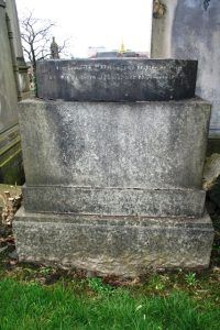 William Lyon Monument Base - Tired granite sections