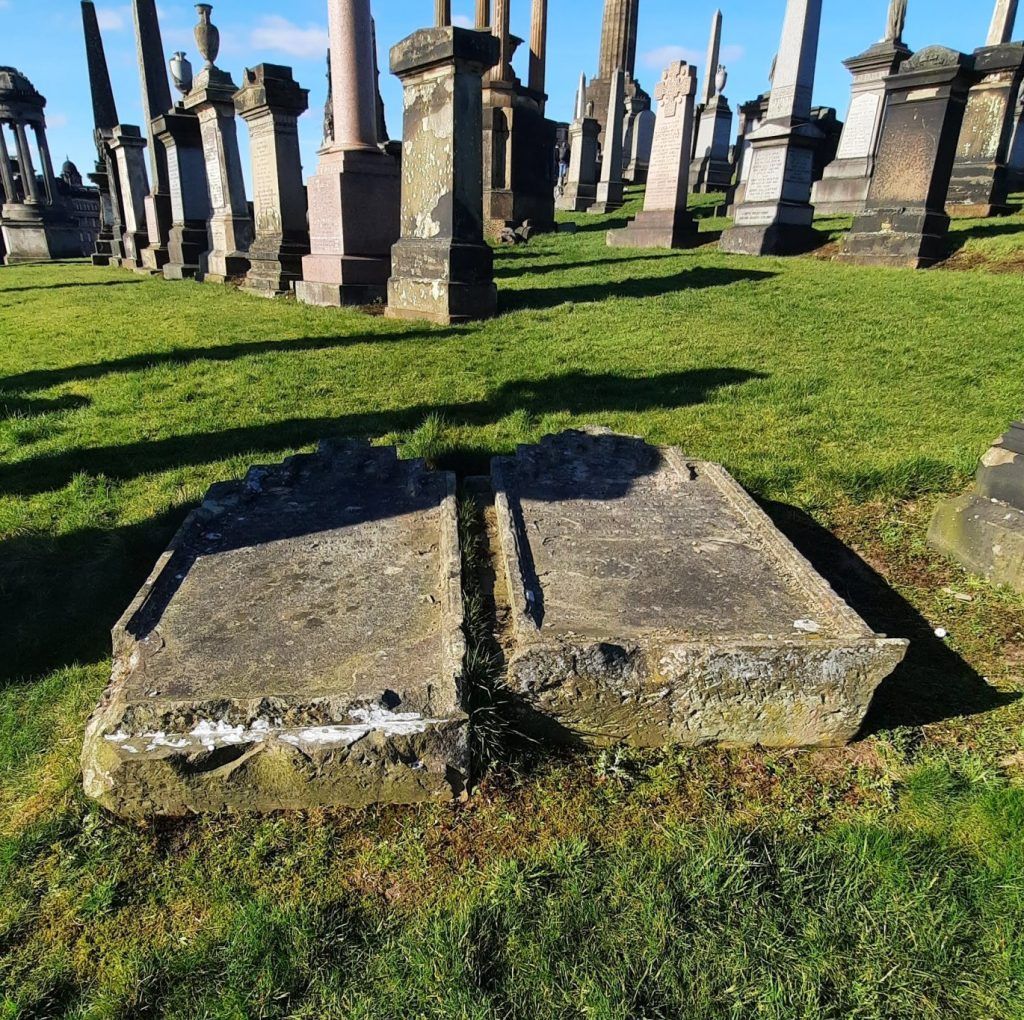 Walker Monument - Before