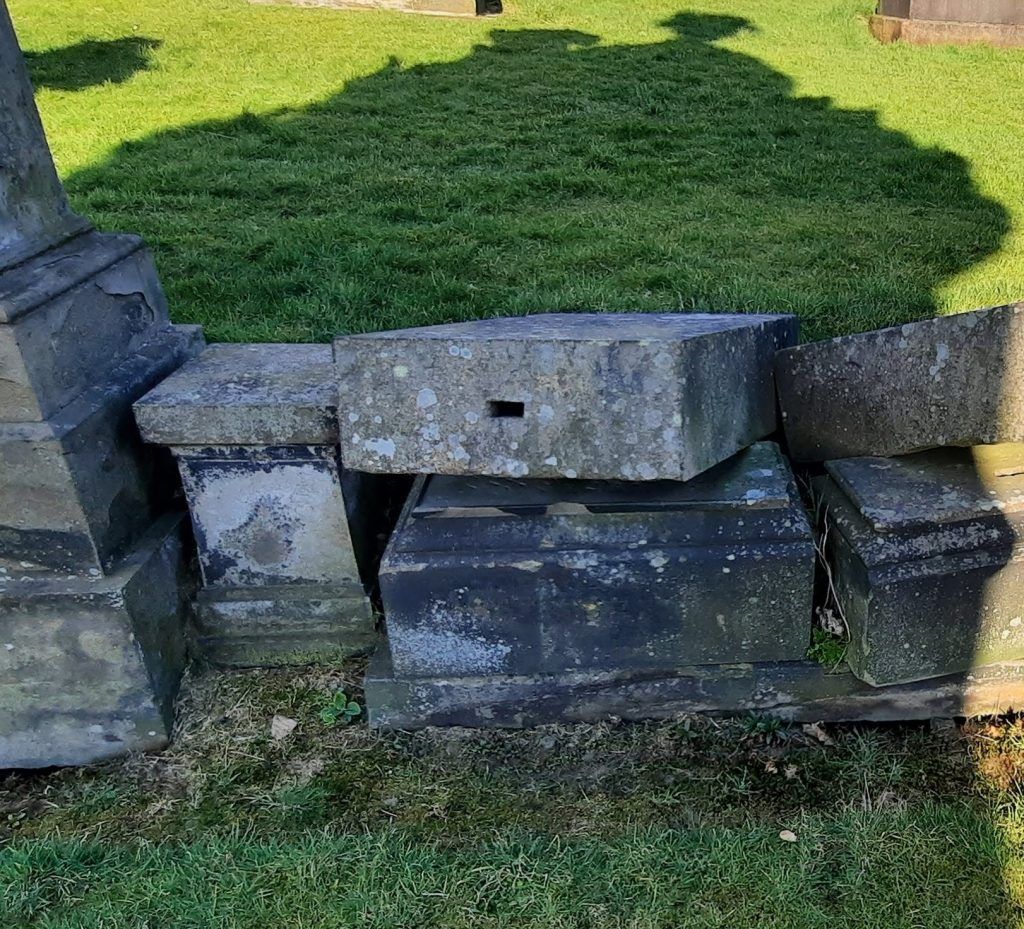 Cabbell Monument - Before