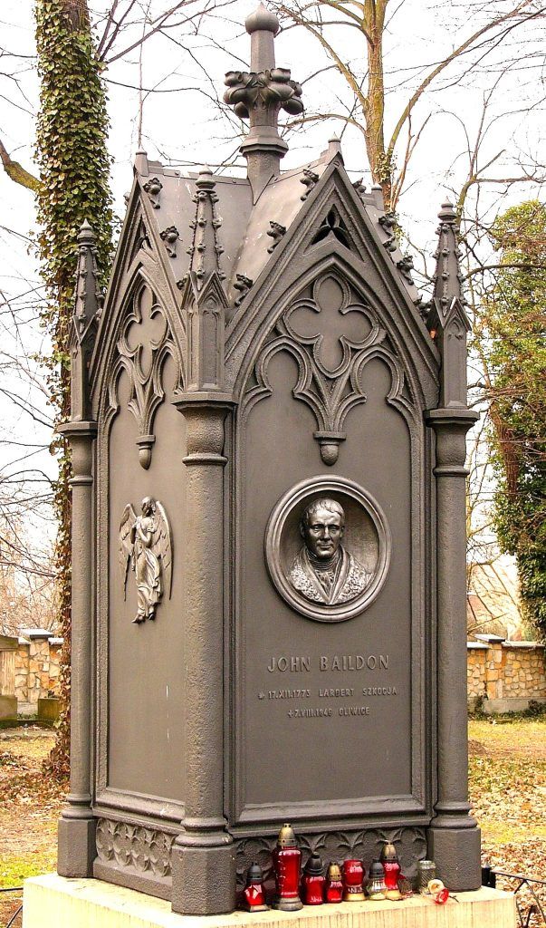The Baildon monument after its recent reconstruction