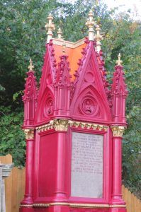 Detail of the MacKenzie monument in the Necropolis for stylistic comparison.