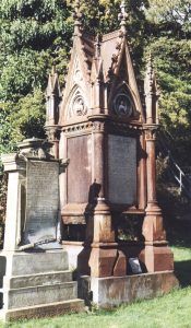 The MacKenzie monument before restoration