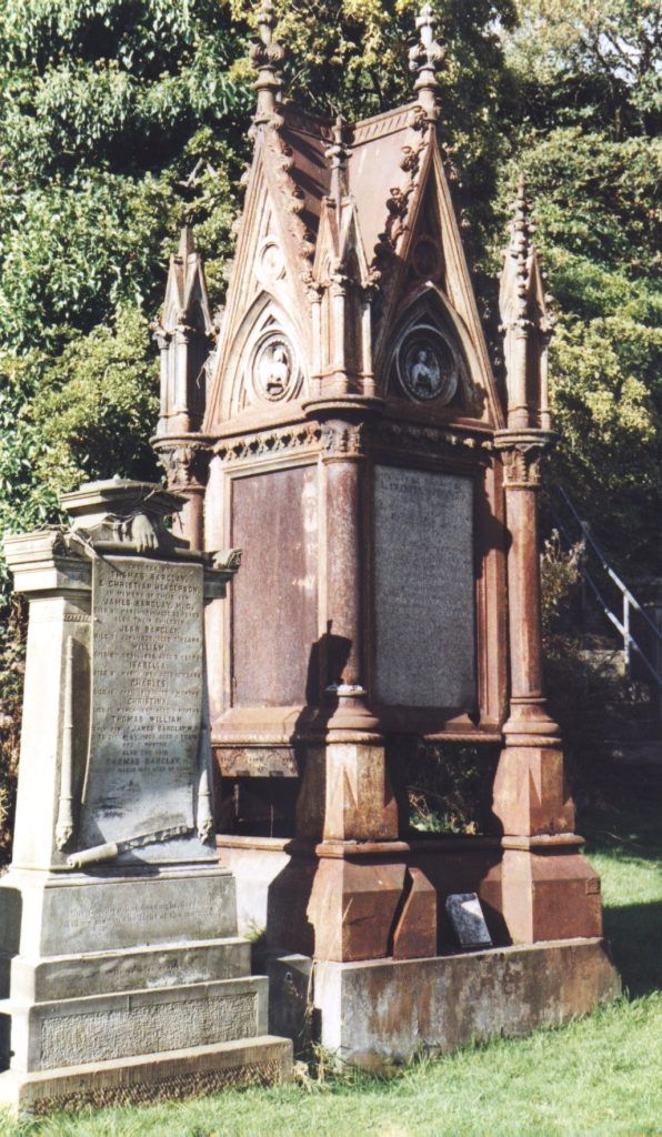 The MacKenzie monument before restoration