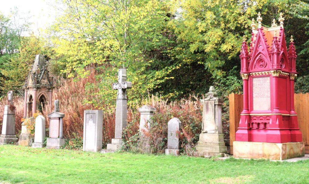 The row in Upsilon in which the MacKenzie monument stands close to another Gothic tower