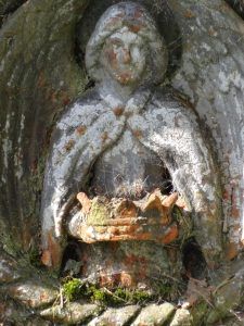 Mackenzie - One of the monument’s rusted angels