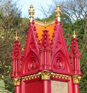 Details of the MacKenzie monument after its restoration in 2018-25