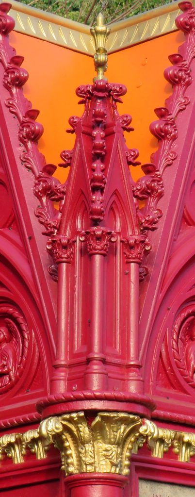 Details of the MacKenzie monument after its restoration in 2018-25