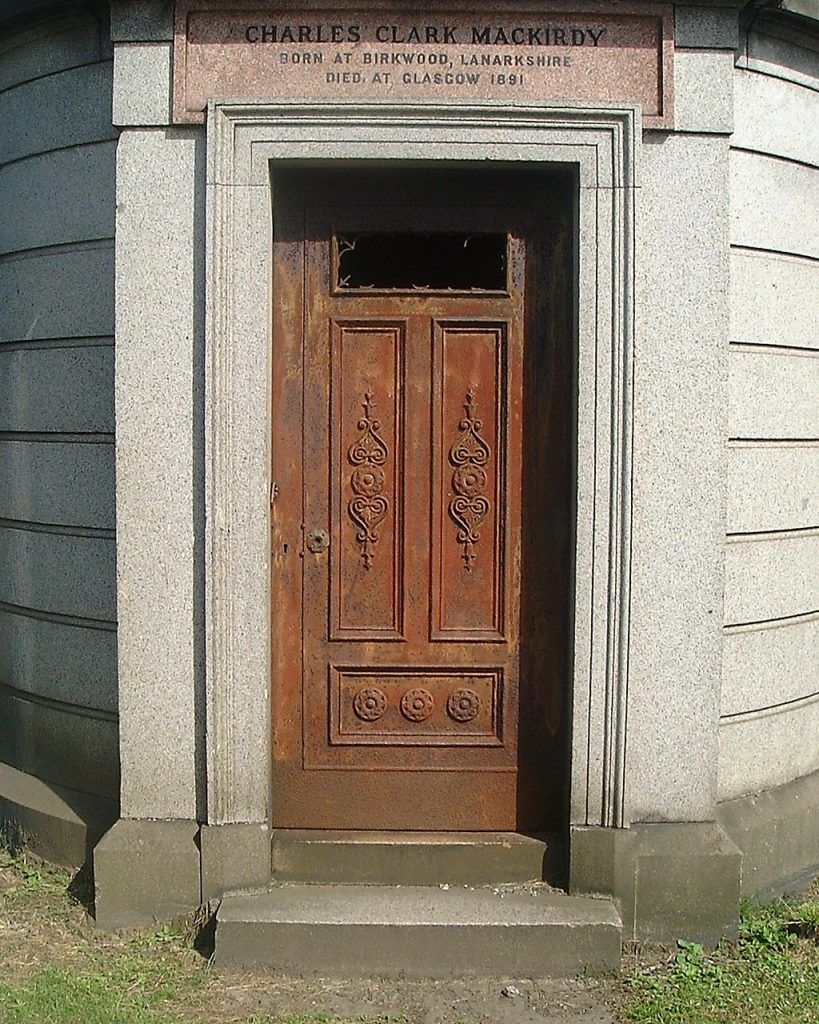 MacKirdy Mausoleum Door, Glasgow Necropolis (1891)