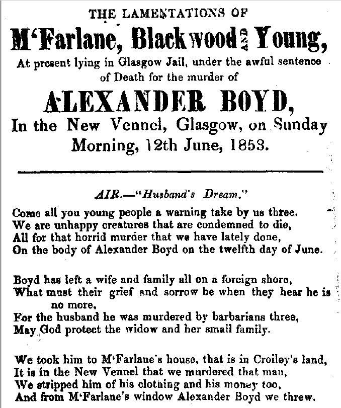 Broadside - Macfarlane, Blackwood and Young