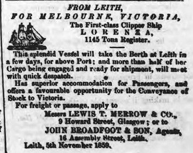 Edinburgh Evening Courant 5 November 1859