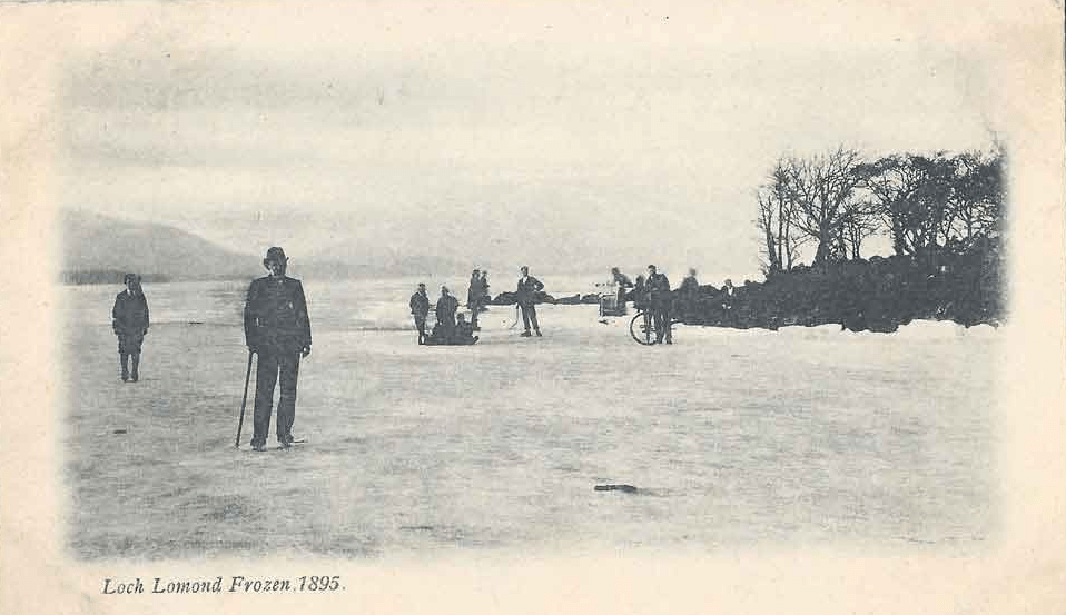 Frozen Loch Lomond