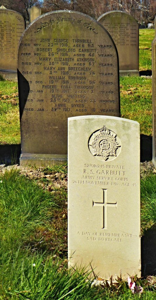 Grave of R S Garbutt
