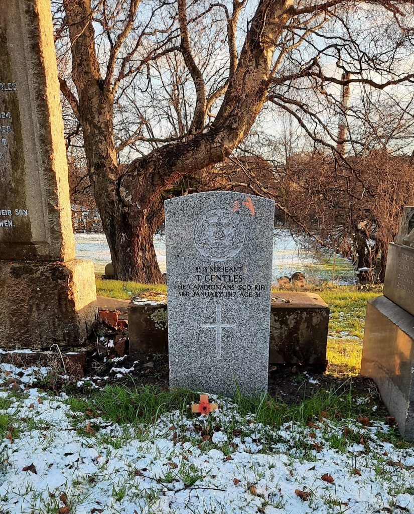 Thomas Gentles GWGC Headstone