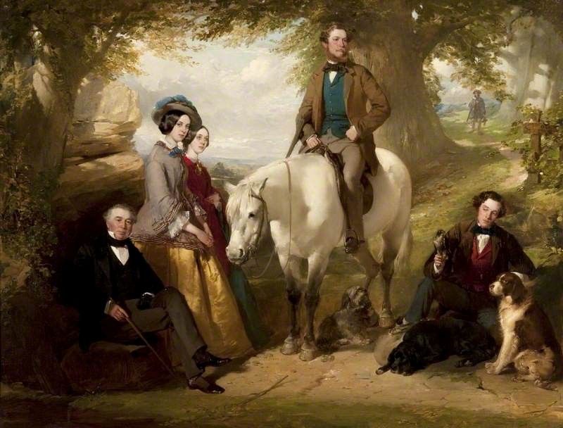 Alexander Dennistoun of Golfhill (1790–1874), and Family
by Thomas Faed (1825-1900)
Photo credit: Glasgow Life Museums, CC BY-NC-ND
