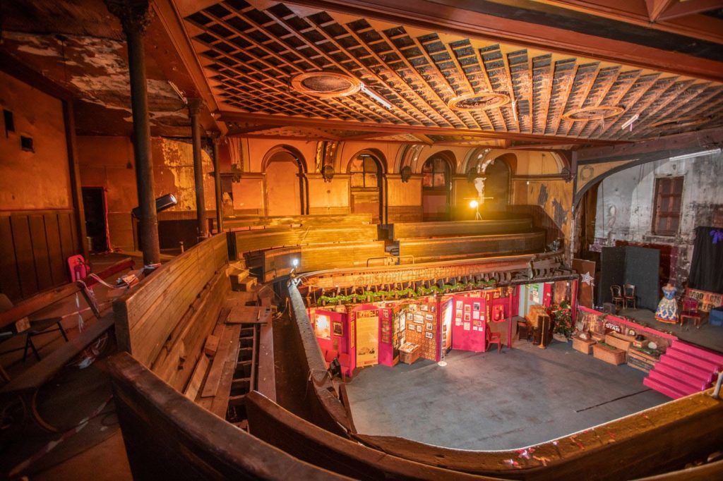 Interior of the Britannia Music Hall