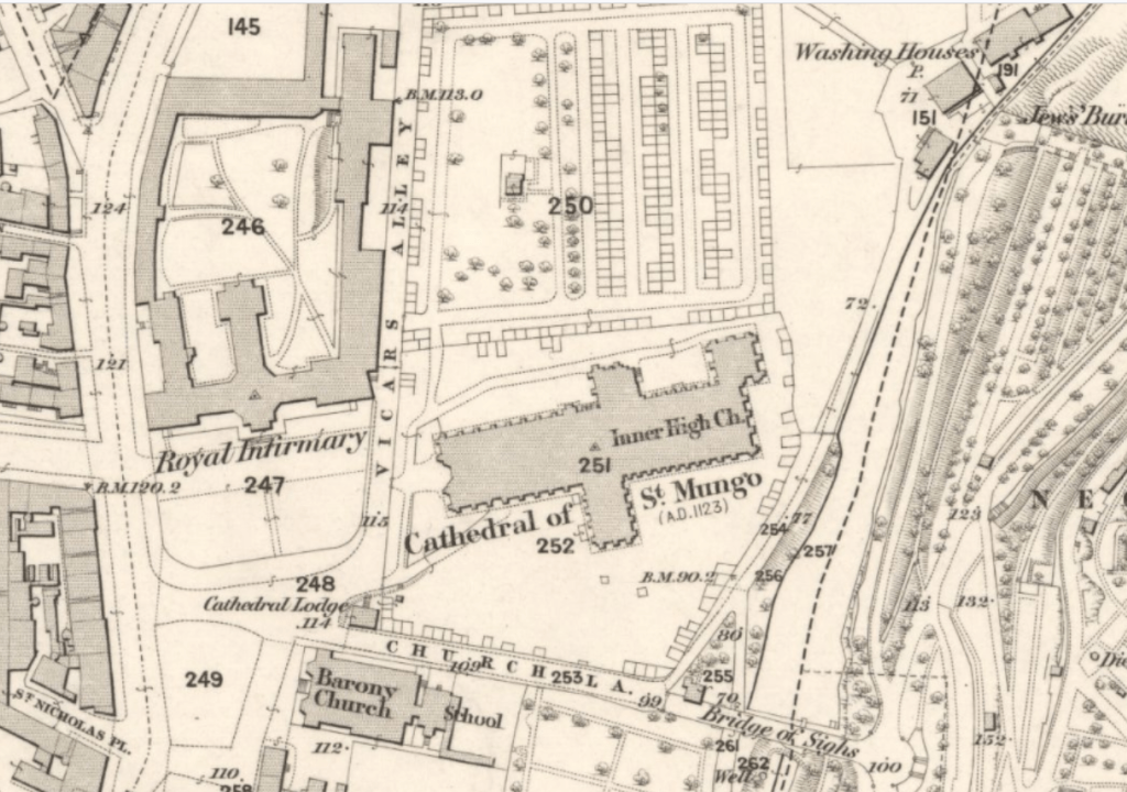 25 inch to a mile map of Glasgow