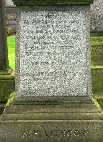 William Hume Lithgow Monument