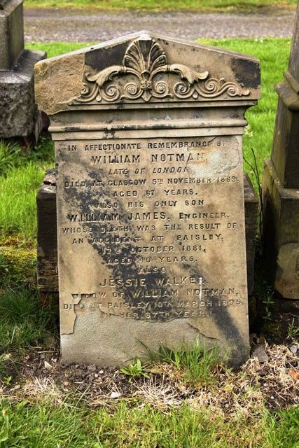 William James Notman memorial