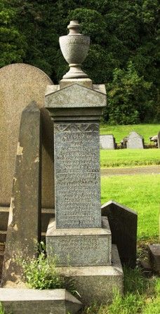 The headstone of John Wright
